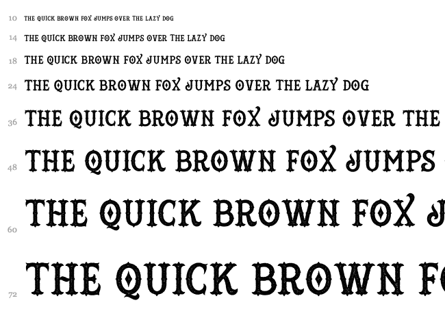 Tattoo Shop font waterfall